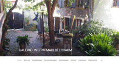 Desktop Screenshot of galerie-unterm-maulbeerbaum.de