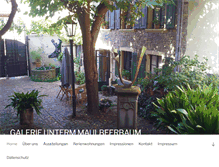 Tablet Screenshot of galerie-unterm-maulbeerbaum.de